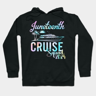 Juneteenth Cruise 2024 Family Friends Vacation Matching Tee Hoodie